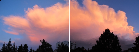 Foto von Heusenstamms gestrigem Abendhimmel