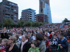Foto vom Taschenlampenkonzert in Frankfurt