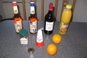 Feuerzangenbowle-Rezept: Vorhandene Zutaten prüfen Vorhandene Zutaten prüfen