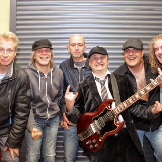 AB/CD „Bon Scott meets Brian Johnson“, AC/DC Coverband, Bildrechte: Andy Kirchner